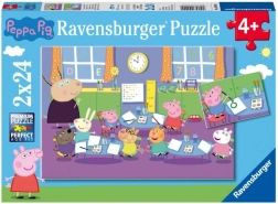 Ravensburger puzzle Peppa Pig 2×24 dijelova – razred