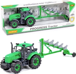 Traktor s plugom na inercijski pogon zeleni POLESIE