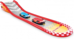 Napuhavajuća trkaća staza s toboganom i plutačima