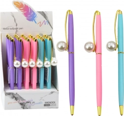 Metalna olovka s perlicom plava tinta 1,0 mm