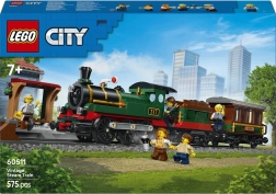 LEGO City Retro vlak s parnom lokomotivom