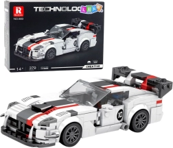 Konstruktorski set sportski automobil Viper – bijelo-crveni, 379 dijelova