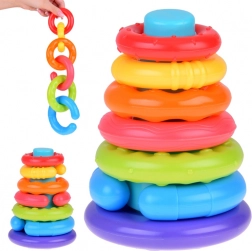 Senzorna slagalica – stogljiva piramida za djecu