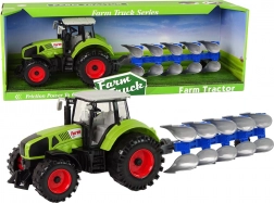 Traktor s plugom na inercijski pogon