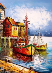 Puzzle ART PUZZLE narančasta luka 500 dijelova