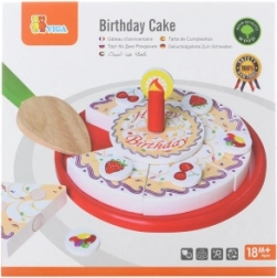 Drvena rođendanska torta za rezanje VIGA
