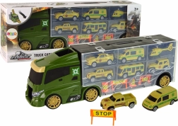 Zeleni transportni kamion za autiće