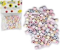 Plastične perlice s abecedom 300 kom