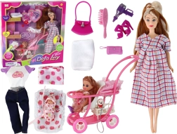 Lutka Lucy Trudna s Djetetom i Kolicima