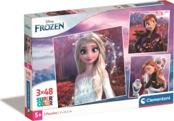 Puzzle 3×48 dijelova DISNEY FROZEN – set kvadratnih slagalica