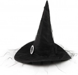 dječji čarobnjački šešir sa srebrnom kopčom