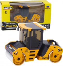 Metalni cestovni valjak HUINA 1:50 žuti