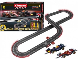 Autostaza Carrera GO Champion’s Racing s F1 FERRARI i RED BULL, 4,3 m