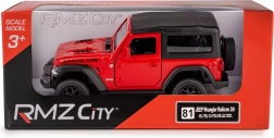 Model automobila JEEP Wrangler Rubicon 2021 soft top 1:35 – crveni
