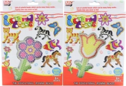 Peglice perlice sa šablonom cvjetića