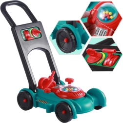 Dječja kosilica za travu s kacigom i kantom WOOPIE