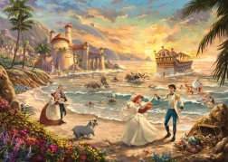 Puzzle Disney: Mala sirena - Proslava ljubavi 1000 komada