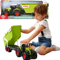 Interaktivni traktor Claas s prikolicom Dickie sa svjetlom i zvukom