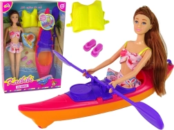 Set Lutke s Kajakom i Dodacima - Ružičasta