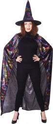 vještičji kostim s plaštom s paukovom mrežom i šeširom za odrasle