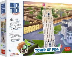 Ciglena građevna igra BRICK TRICK Travel – Kosi toranj u Pisi (260 dijelova)