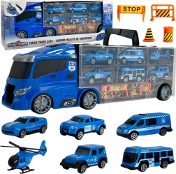 Kamion s transporterom 3u1 Plava Policija