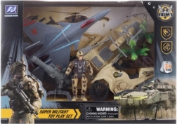 Vojni set s lovcem, motociklom i vodenim skuterom