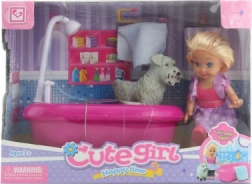 Lutka s kadicom i psićem za djecu