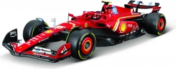 set za sastavljanje modela bburago 1:24 FERRARI F1 SF24 2024 br. 55 Carlos Sainz sa stalkom
