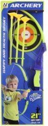 Dječji plastični luk s metom i strijelama s usisnom čašicom