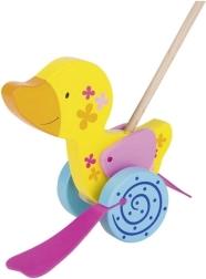 Drvena patkica na štapu Goki