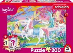 Puzzle bayala: čarobni vilenjaci 200 dijelova s figuricom Schleich