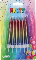 Metalne svijeće sa stalkom - 6 komada