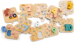 Puzzle Učimo se brojeve Farma