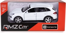 Metalni model RMZ City Porsche Cayenne 1:32 bijeli s pull-back pogonom