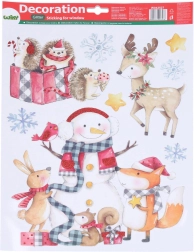 Božićna prozorska dekoracija 41 × 29 cm