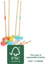 Small foot drveni krokett Active