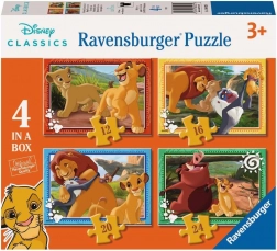 Ravensburger puzzle Kralj lavova 4 u 1