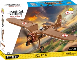 Konstrukcijski set zrakoplova PZL P.11c 1:32 – povijesna kolekcija