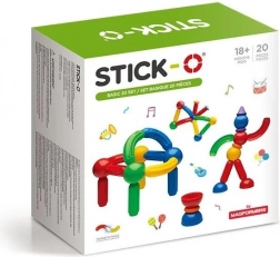 Magnetična konstrukcijska igra Stick-O Basic 30 dijelova