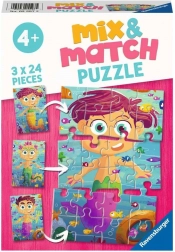 Ravensburger puzzle mix&match: morske sirene i morska čudovišta
