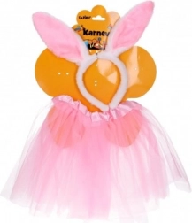 Karnevalski set ružičasti zeko