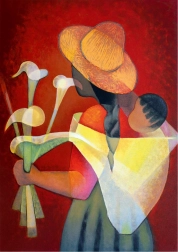 bluebird puzzle prodavačica aronija 1000 dijelova