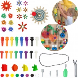 Masterkidz set dodatne opreme za slaganje s klinovima, vijcima i alatima - 352 kom