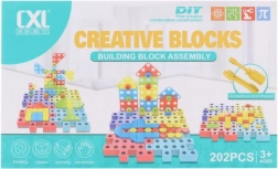 Vijčana plastična građevna set-konstruktor 202 dijela