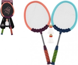 Dječji badmintonski set 2 reketa i 2 loptice, 60 cm