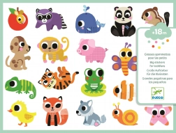 Naljepnice za najmlađe - Razigrane životinjske mladunčadi