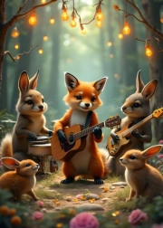 Puzzle Šumski koncert 300 dijelova BLUEBIRD