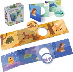 Set 3 interaktivnih slikovnica harmonika Životinjice KukiKuk