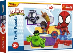 Puzzle od 30 dijelova – hrabri Spidey – MARVEL – Trefl